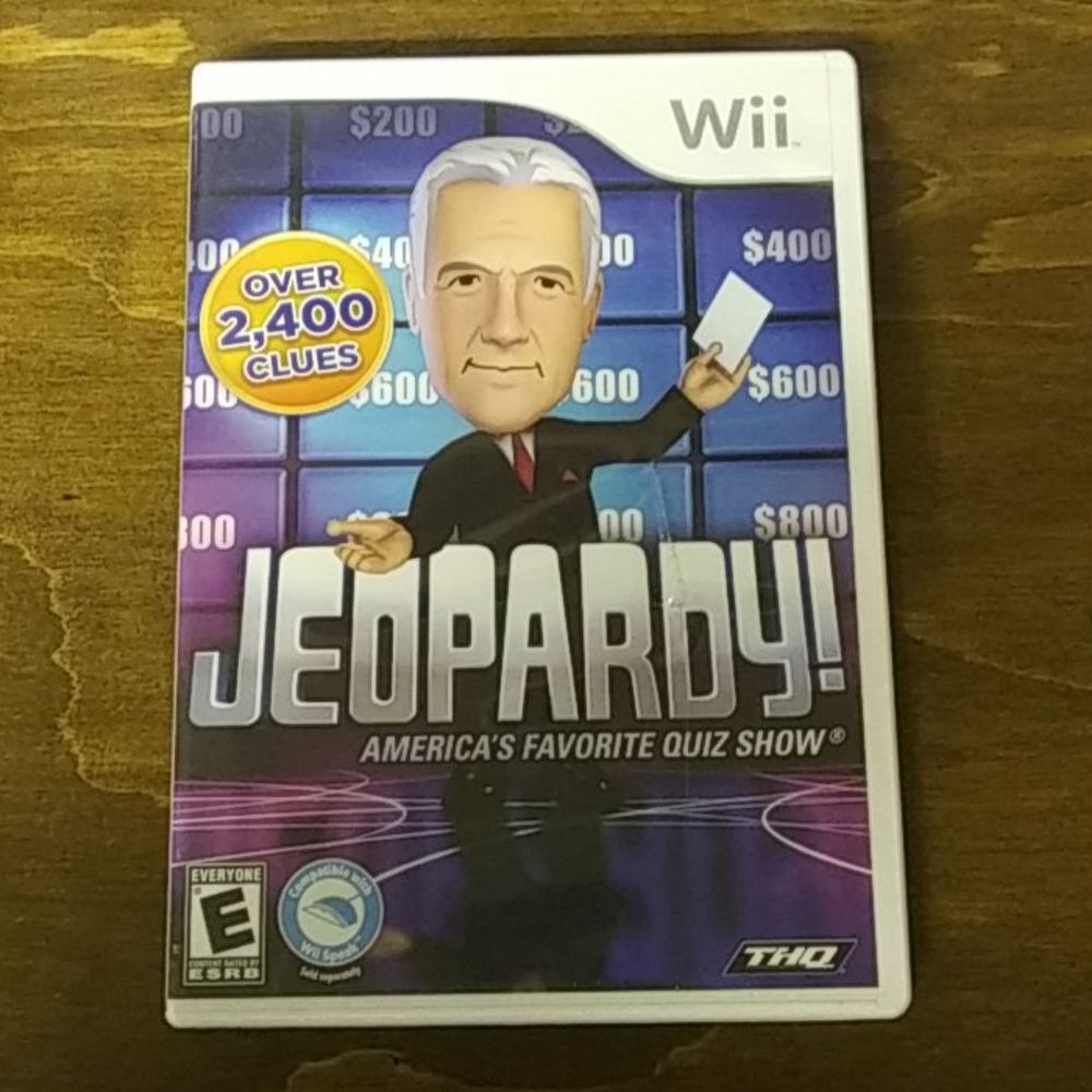 Wii Jeopardy video game